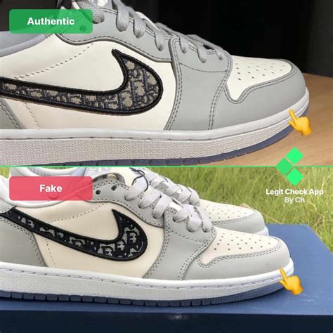 dior jordan 1 low real vs fake|fake jordan 1 dior for sale.